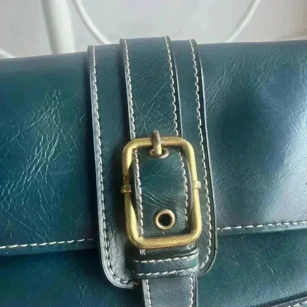 Hunter Green Wristlet Bag - Picture 4 of 12